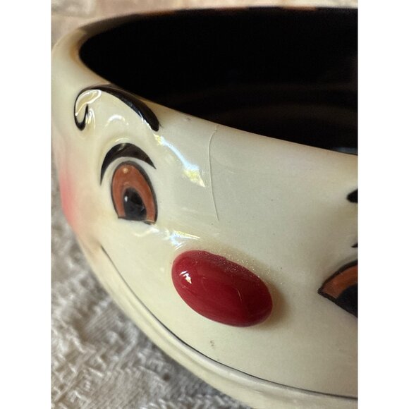 Vintage Ceramic Bumble Bee Face Bowl Deforest of CA Anthropomorphic - Picture 10 of 15